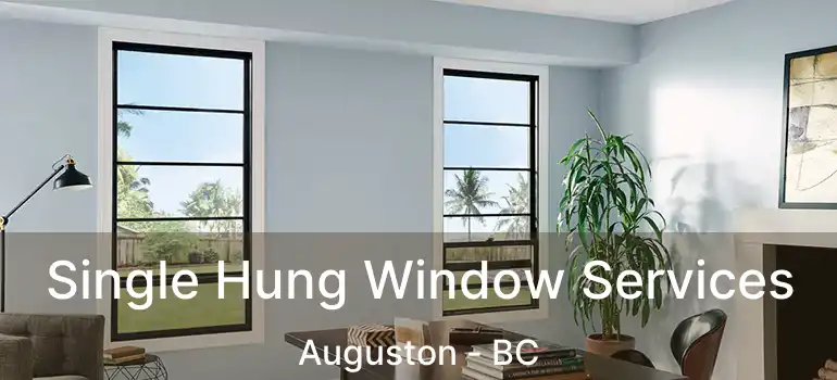  Single Hung Window Services Auguston - BC