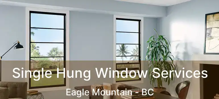  Single Hung Window Services Eagle Mountain - BC