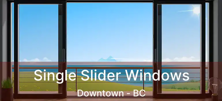  Single Slider Windows Downtown - BC