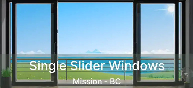 Single Slider Windows Mission - BC