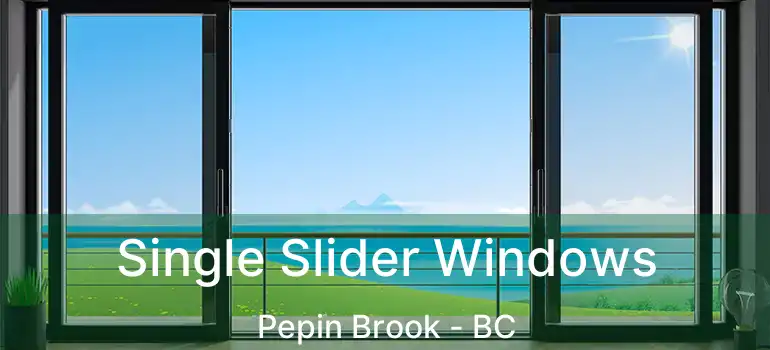  Single Slider Windows Pepin Brook - BC
