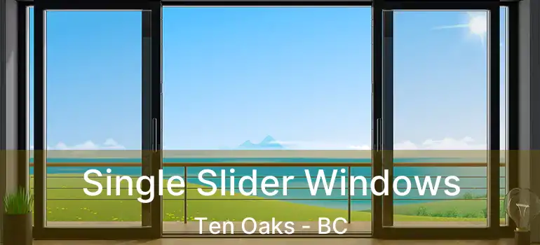  Single Slider Windows Ten Oaks - BC
