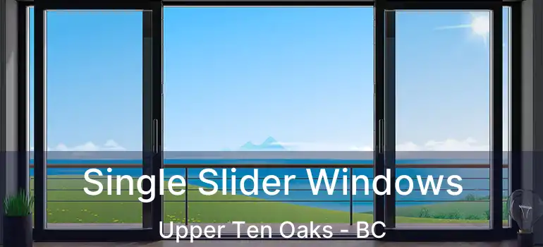  Single Slider Windows Upper Ten Oaks - BC