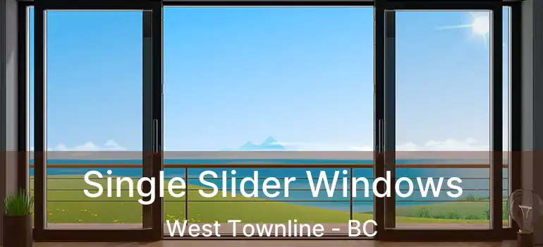  Single Slider Windows West Townline - BC