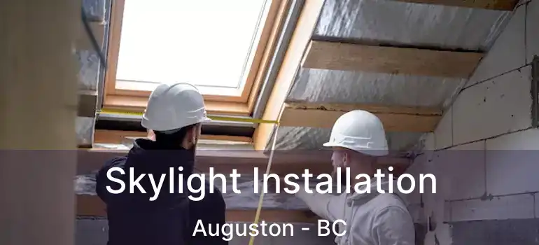  Skylight Installation Auguston - BC