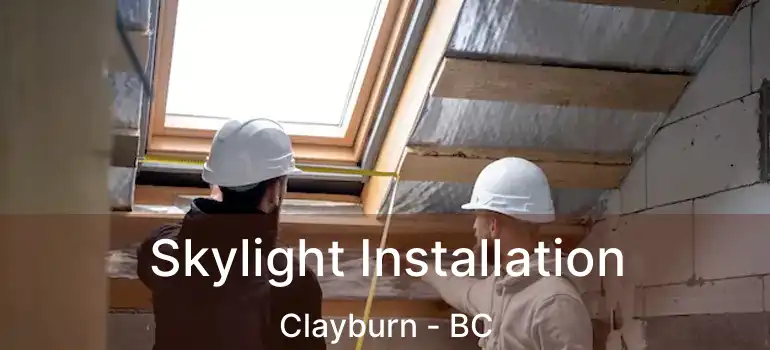  Skylight Installation Clayburn - BC