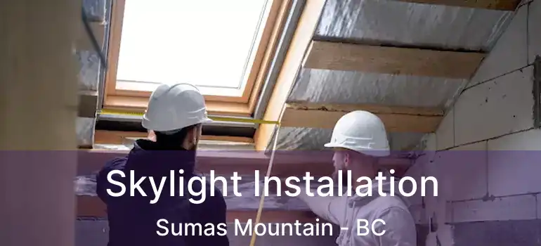  Skylight Installation Sumas Mountain - BC