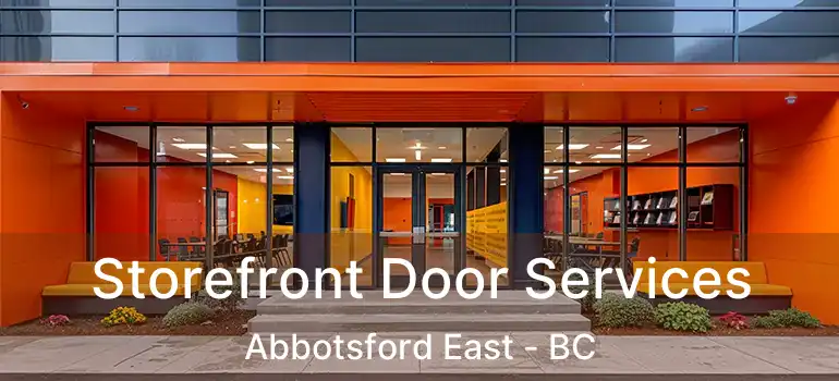  Storefront Door Services Abbotsford East - BC
