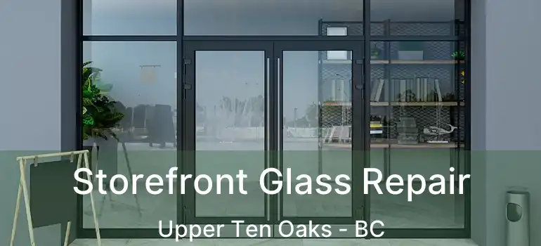  Storefront Glass Repair Upper Ten Oaks - BC