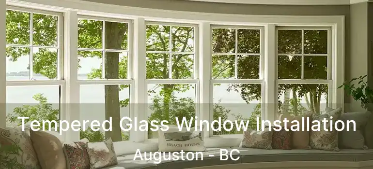  Tempered Glass Window Installation Auguston - BC