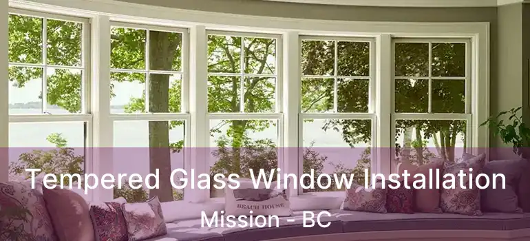  Tempered Glass Window Installation Mission - BC