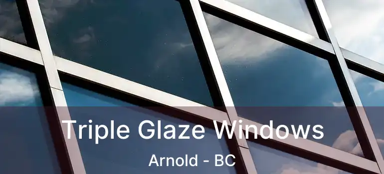  Triple Glaze Windows Arnold - BC