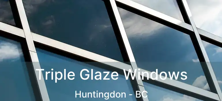  Triple Glaze Windows Huntingdon - BC