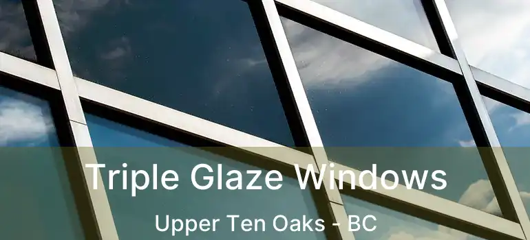  Triple Glaze Windows Upper Ten Oaks - BC