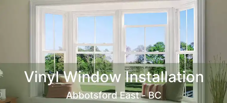  Vinyl Window Installation Abbotsford East - BC