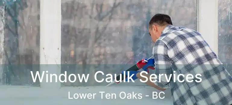  Window Caulk Services Lower Ten Oaks - BC