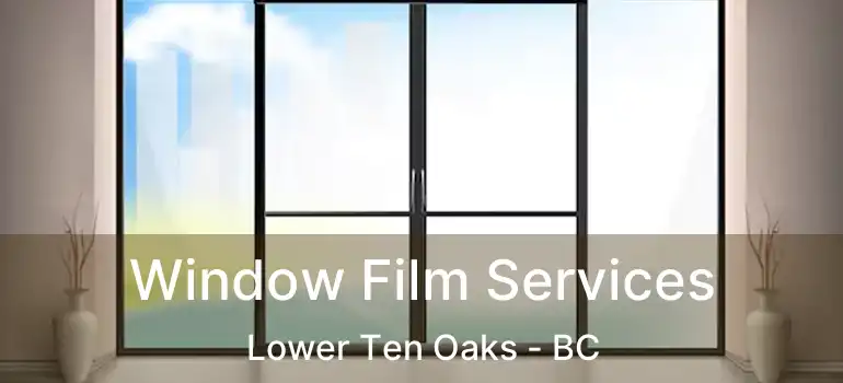  Window Film Services Lower Ten Oaks - BC