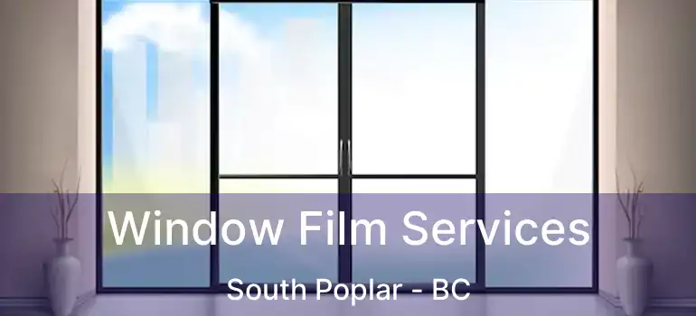  Window Film Services South Poplar - BC