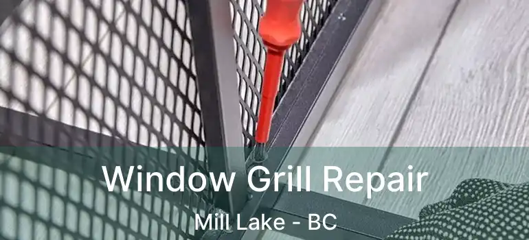  Window Grill Repair Mill Lake - BC