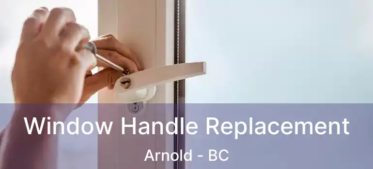  Window Handle Replacement Arnold - BC