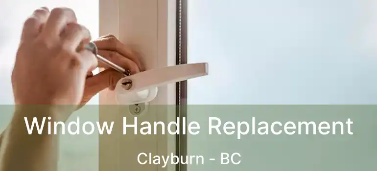  Window Handle Replacement Clayburn - BC