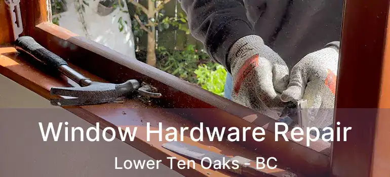  Window Hardware Repair Lower Ten Oaks - BC