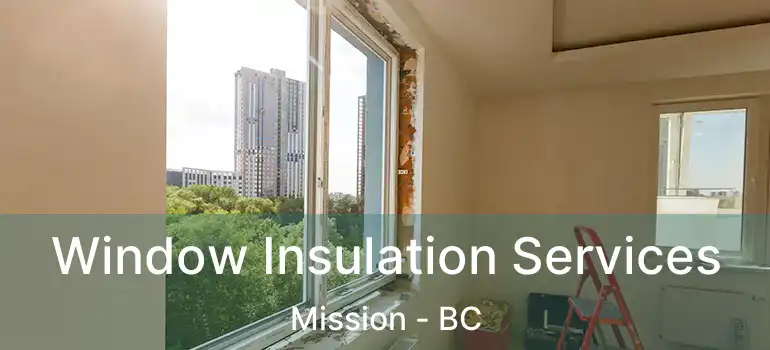  Window Insulation Services Mission - BC