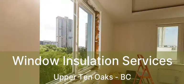  Window Insulation Services Upper Ten Oaks - BC