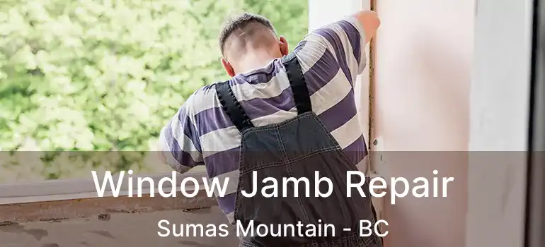  Window Jamb Repair Sumas Mountain - BC