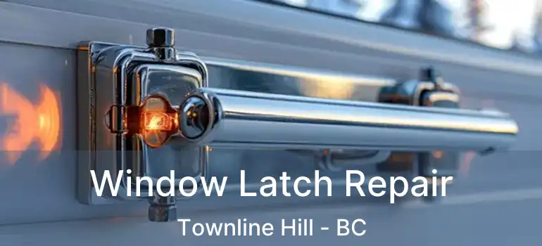 Window Latch Repair Townline Hill - BC