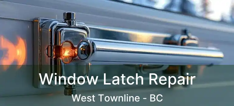  Window Latch Repair West Townline - BC
