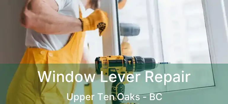  Window Lever Repair Upper Ten Oaks - BC