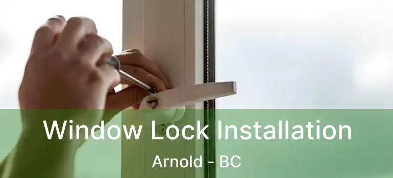  Window Lock Installation Arnold - BC