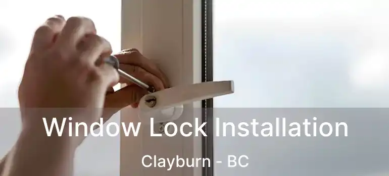  Window Lock Installation Clayburn - BC