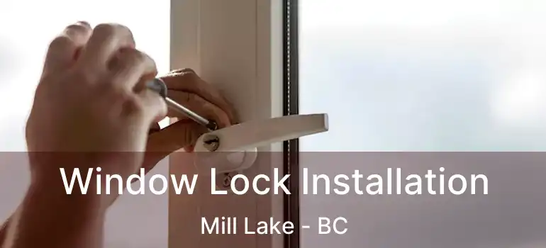  Window Lock Installation Mill Lake - BC