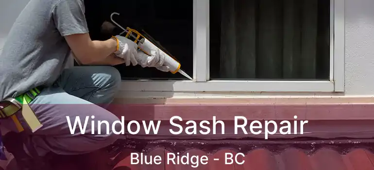  Window Sash Repair Blue Ridge - BC