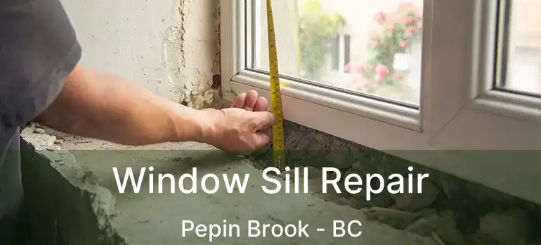  Window Sill Repair Pepin Brook - BC