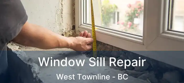  Window Sill Repair West Townline - BC