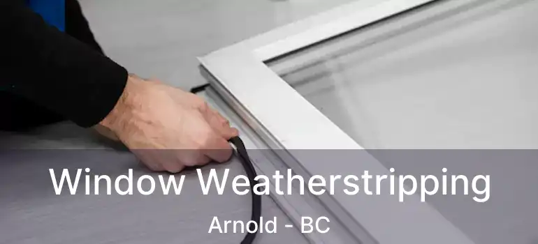  Window Weatherstripping Arnold - BC