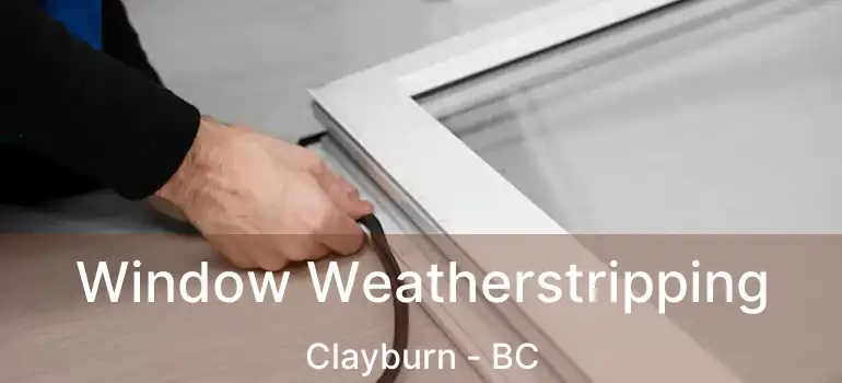  Window Weatherstripping Clayburn - BC