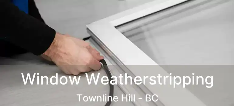  Window Weatherstripping Townline Hill - BC
