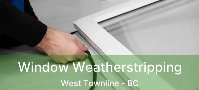  Window Weatherstripping West Townline - BC