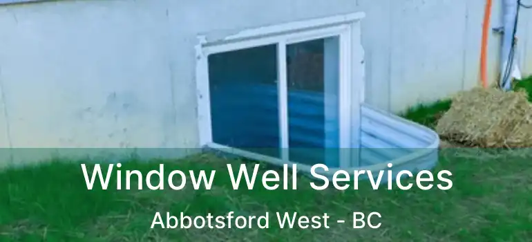  Window Well Services Abbotsford West - BC