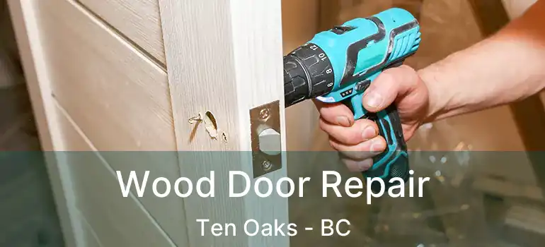  Wood Door Repair Ten Oaks - BC